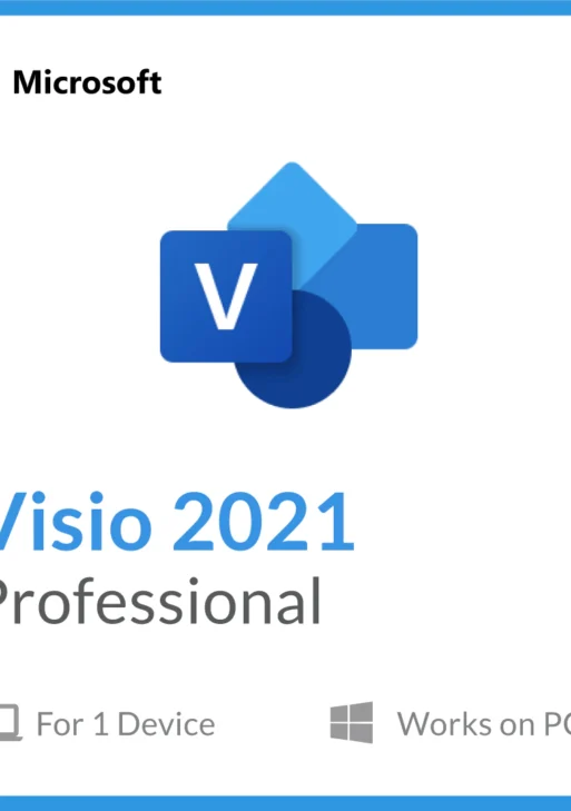 Visio 2021 Professional Lifetime License Key – For Windows