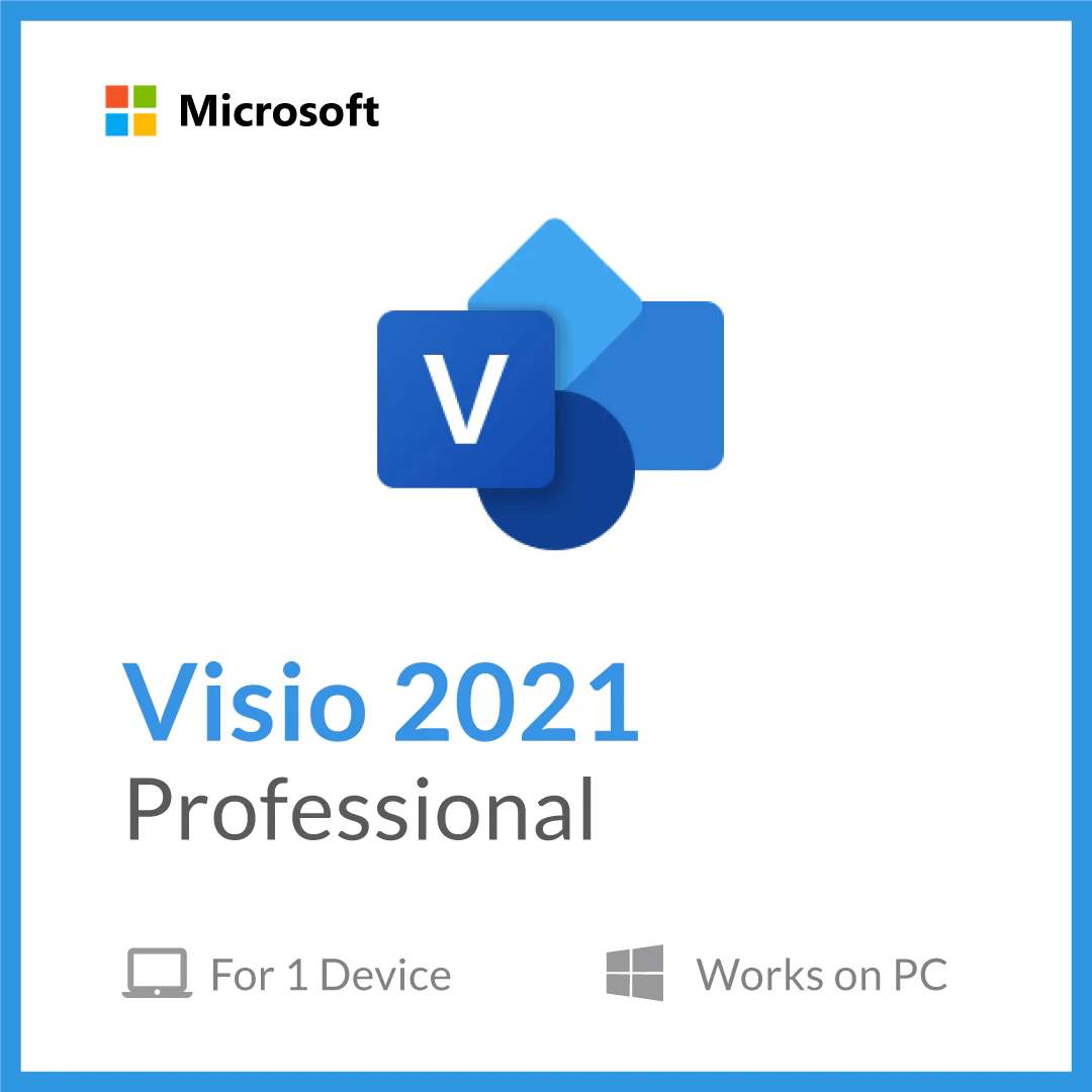 Visio 2021 Professional Lifetime License Key – For Windows